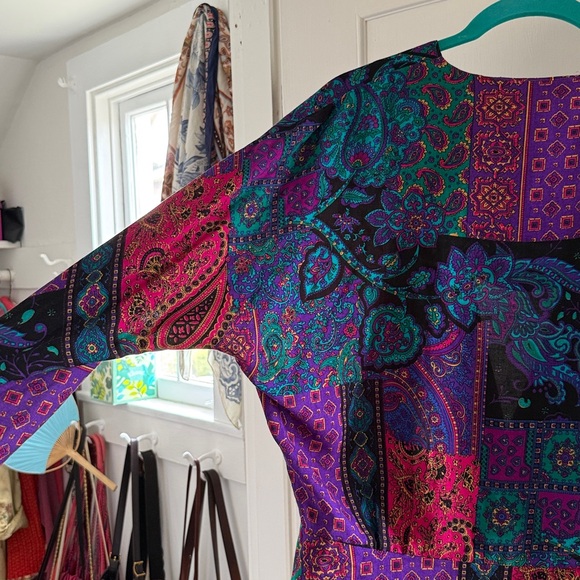 Colorful Patterned Button-Up Jacket - Picture 4 of 11